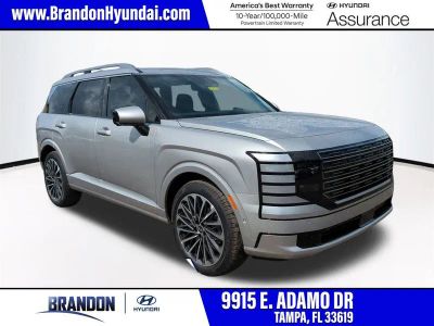 2026 Hyundai PALISADE Calligraphy in Silver — front three-quarter view