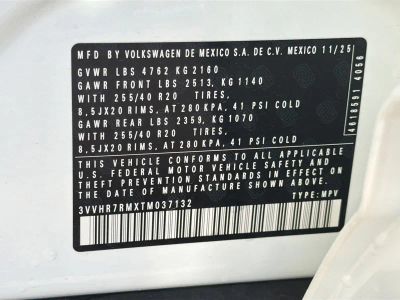 2026 Volkswagen Tiguan — photo 43 view