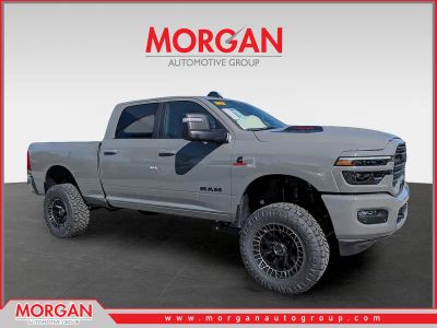 2026 Ram 2500 Laramie in White — front three-quarter view