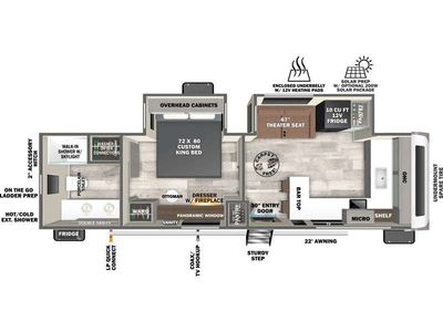 2026 Forest River RV Wildwood Heritage Glen LTZ — side profile view