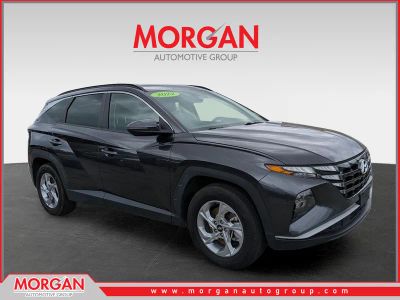 2022 Hyundai Tucson SEL in Gray — front three-quarter view