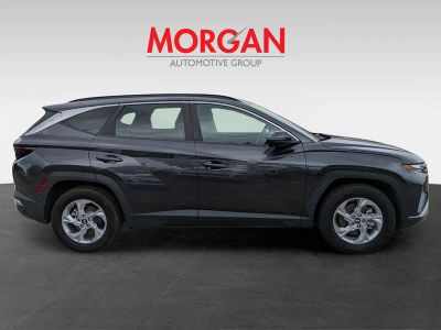 2022 Hyundai Tucson — rear three-quarter view