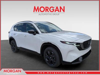 2026 Mazda CX-5 2.5 S Premium in Rhodium White Metallic — front three-quarter view