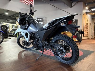 2025 Kawasaki KLR650 S Pearl Crystal White/Metallic Carbon Gray - Photo 5