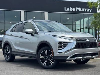 2025 Mitsubishi Eclipse Cross Black Edition in Alloy Silver Metallic — front three-quarter view