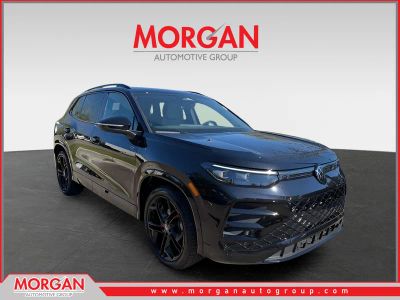 2026 Volkswagen Tiguan 2.0T SE R-Line Black in Black — front three-quarter view