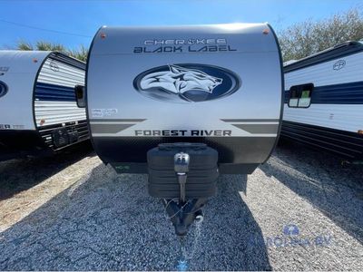 2026 Forest River Cherokee Grey Wolf Black Label — rear three-quarter view