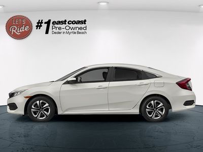 2017 Honda Civic — rear three-quarter view