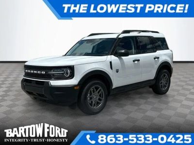 2026 Ford Bronco Sport Big Bend in Oxford White — front three-quarter view
