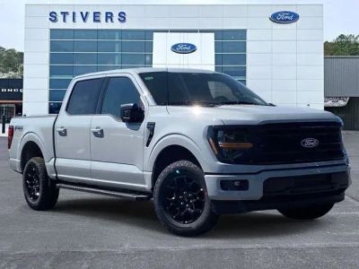 2026 Ford F-150 XLT in White — front three-quarter view