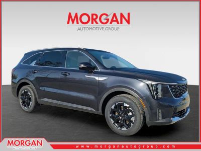 2026 Kia Sorento S in Panthera Metal — front three-quarter view