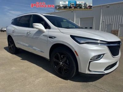 2024 Buick Enclave Essence in White Frost Tricoat — front three-quarter view