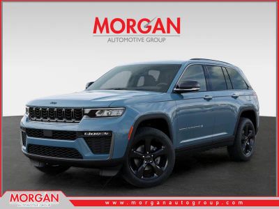 2026 Jeep Grand Cherokee Limited in Blue — front three-quarter view