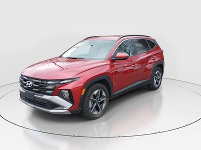2025 Hyundai Tucson — rear three-quarter view
