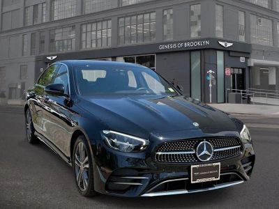 2022 Mercedes-Benz E-Class — rear three-quarter view