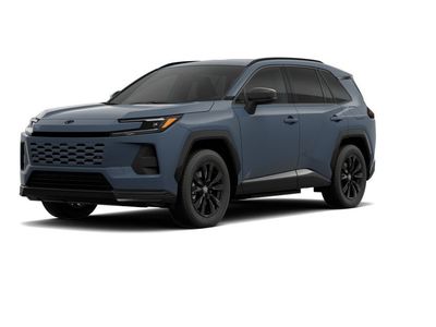 2026 Toyota RAV4 Plug-in Hybrid SE in Storm Cloud — front three-quarter view