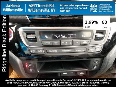 2026 Honda Ridgeline Black Edition - Photo 21