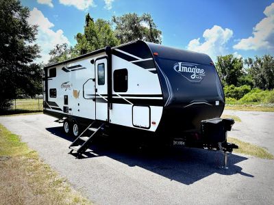 2021 Grand Design Imagine XLS — front three-quarter view