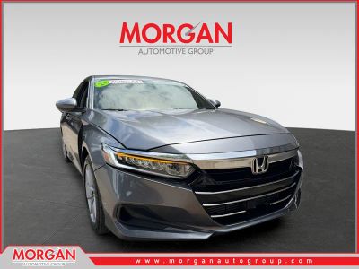 2021 Honda Accord Sedan LX in Gray — front three-quarter view