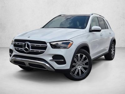 2026 Mercedes-Benz GLE 350 GLE 350 SUV in Polar White — front three-quarter view