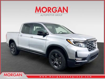2026 Honda Ridgeline TrailSport in Silver — front three-quarter view