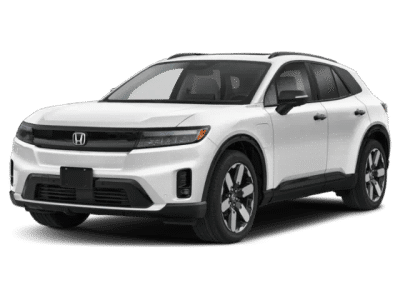 2026 Honda Prologue Elite in Frostline White Pearl — front three-quarter view