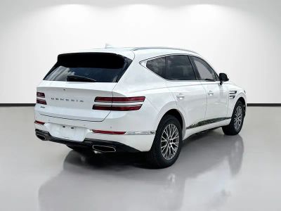 2021 Genesis GV80 — rear three-quarter view