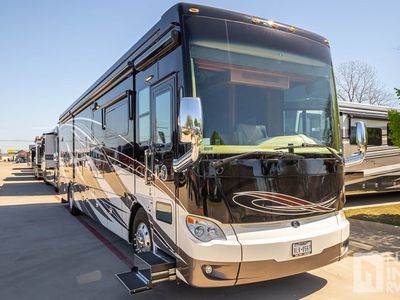 2017 Tiffin Motorhomes Allegro Bus in Cinderwood — front three-quarter view