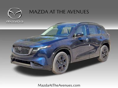 2026 Mazda CX-5 2.5 S Premium in Blue — front three-quarter view