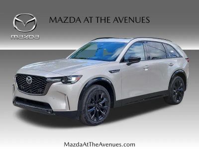 2026 Mazda CX-90 3.3 Turbo S Premium in Silver — front three-quarter view