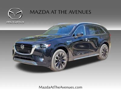 2026 Mazda CX-90 3.3 Turbo S Premium Plus in Black — front three-quarter view