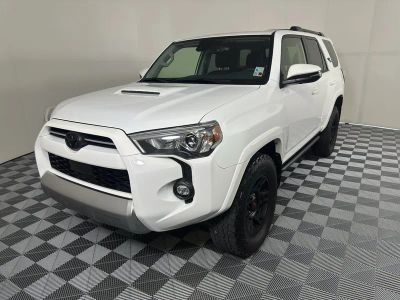 2024 Toyota 4Runner TRD Off Road in White — front three-quarter view