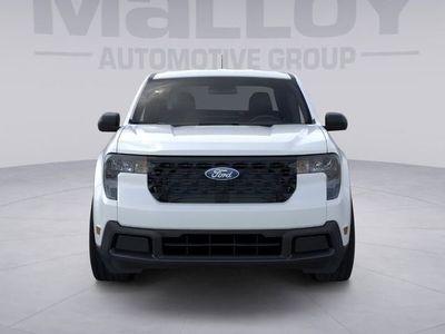 2026 Ford Maverick XLT in Oxford White — front three-quarter view