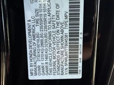 2026 Honda Odyssey — photo 27 view