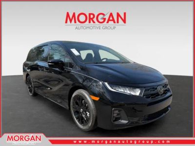 2026 Honda Odyssey Sport-L in Black — front three-quarter view