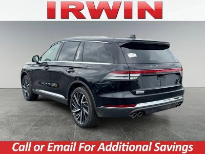 2025 Lincoln Aviator — rear three-quarter view