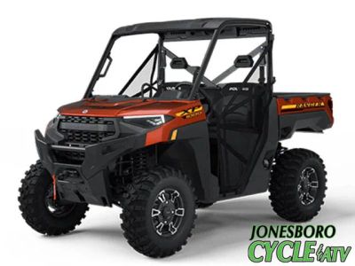 2025 Polaris® Ranger XP 1000 Premium Orange Rust — front three-quarter view