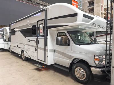 2027 Entegra ODYSSEY — front three-quarter view