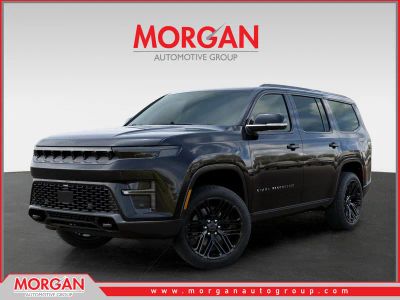 2026 Jeep Grand Wagoneer Limited Reserve in Black — front three-quarter view