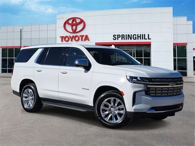 2022 Chevrolet Tahoe Premier — front three-quarter view