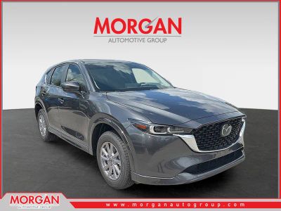 2025 Mazda CX-5 2.5 S Select Package in Gray — front three-quarter view