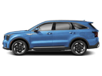 2026 Kia Sorento Hybrid — rear three-quarter view