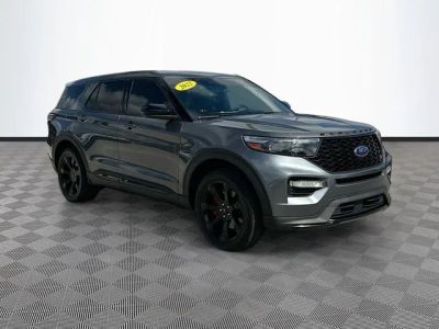 2022 Ford Explorer — rear three-quarter view