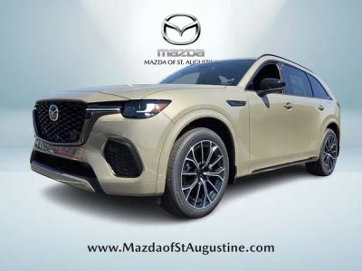 2026 Mazda CX-70 3.3 Turbo S Premium in Beige — front three-quarter view