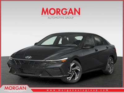 2026 Hyundai ELANTRA SEL Sport in Abyss Black — front three-quarter view