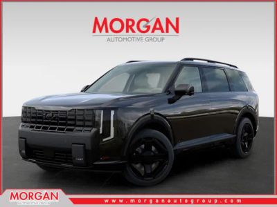 2027 Kia Telluride Hybrid X-Line SX in Black — front three-quarter view