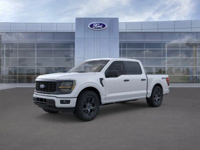 2026 Ford F-150 in Oxford White — front three-quarter view