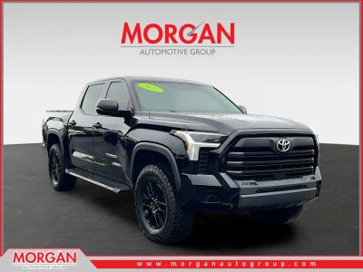 2022 Toyota Tundra SR5 in Black — front three-quarter view