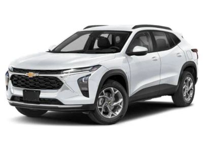 2025 Chevrolet Trax LT in Crimson Metallic — front three-quarter view