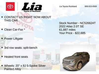 2022 Volkswagen Atlas 2.0T SE W/Technology - Photo 6